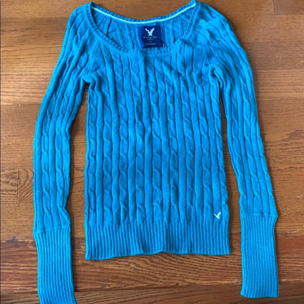 Green American Eagle Sweater